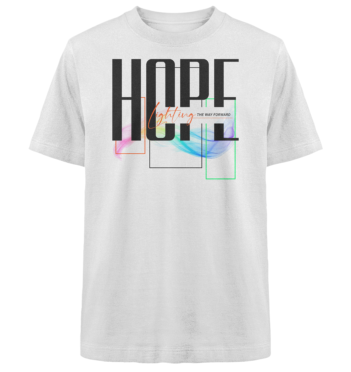 HOPE - lighting the way - Heavy Oversized Shirt