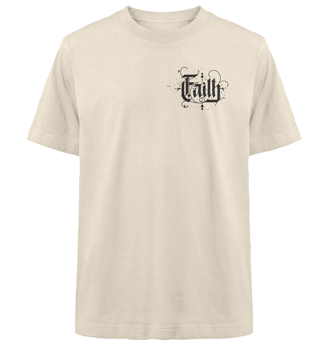 Faith (Kalligraphie) - Heavy Oversized Shirt