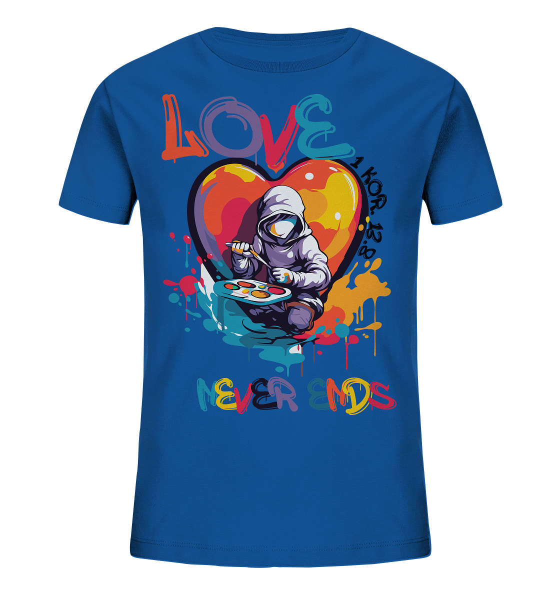 Love never ends - Kinder Bio-Shirt