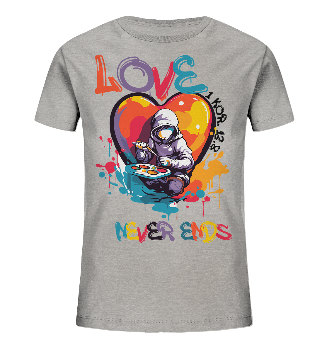 Love never ends - Kinder Bio-Shirt