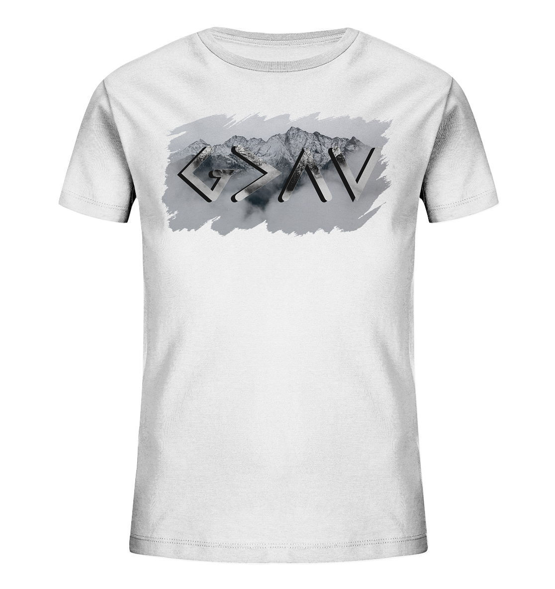Gott ist größer - Kinder Bio-Shirt