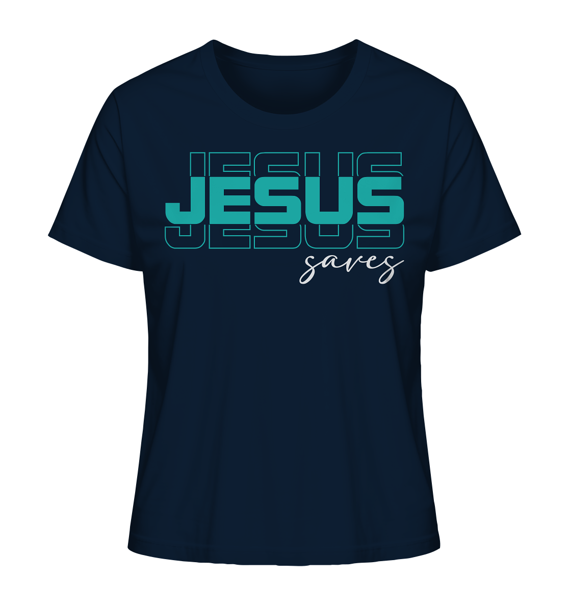 Jesus saves - Damen Shirt