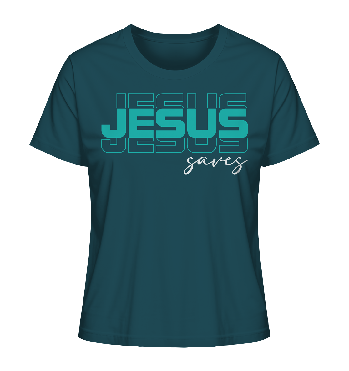 Jesus saves - Damen Shirt