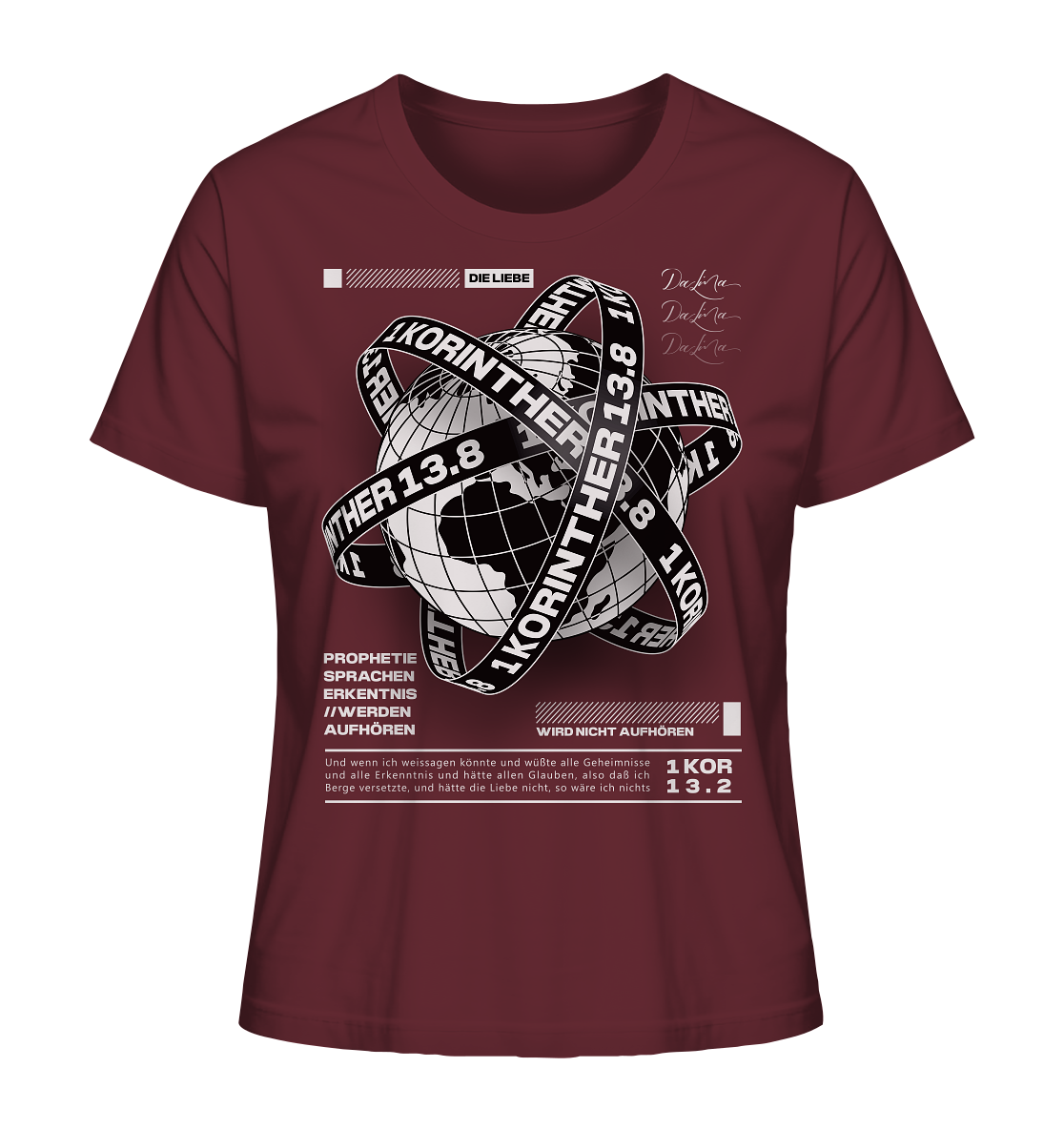 1 Korinther 13.8 - Damen Premium Shirt