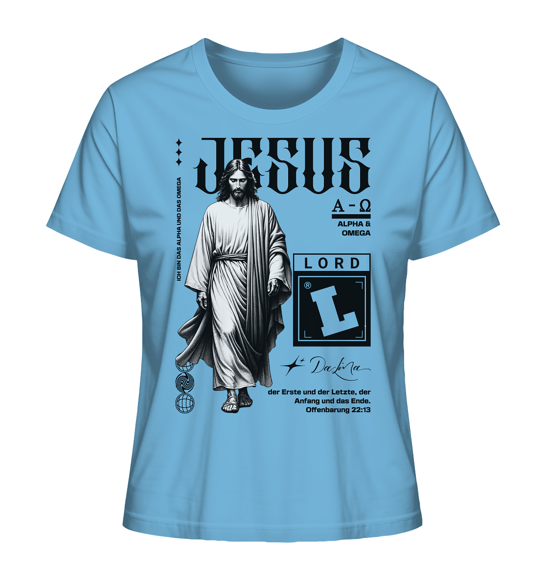 Jesus - Alpha und Omega - Damen Premium Shirt