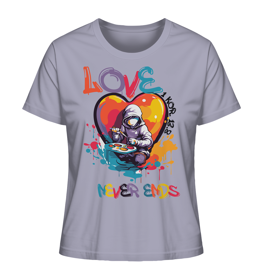 Love never ends - Damen Premium Shirt