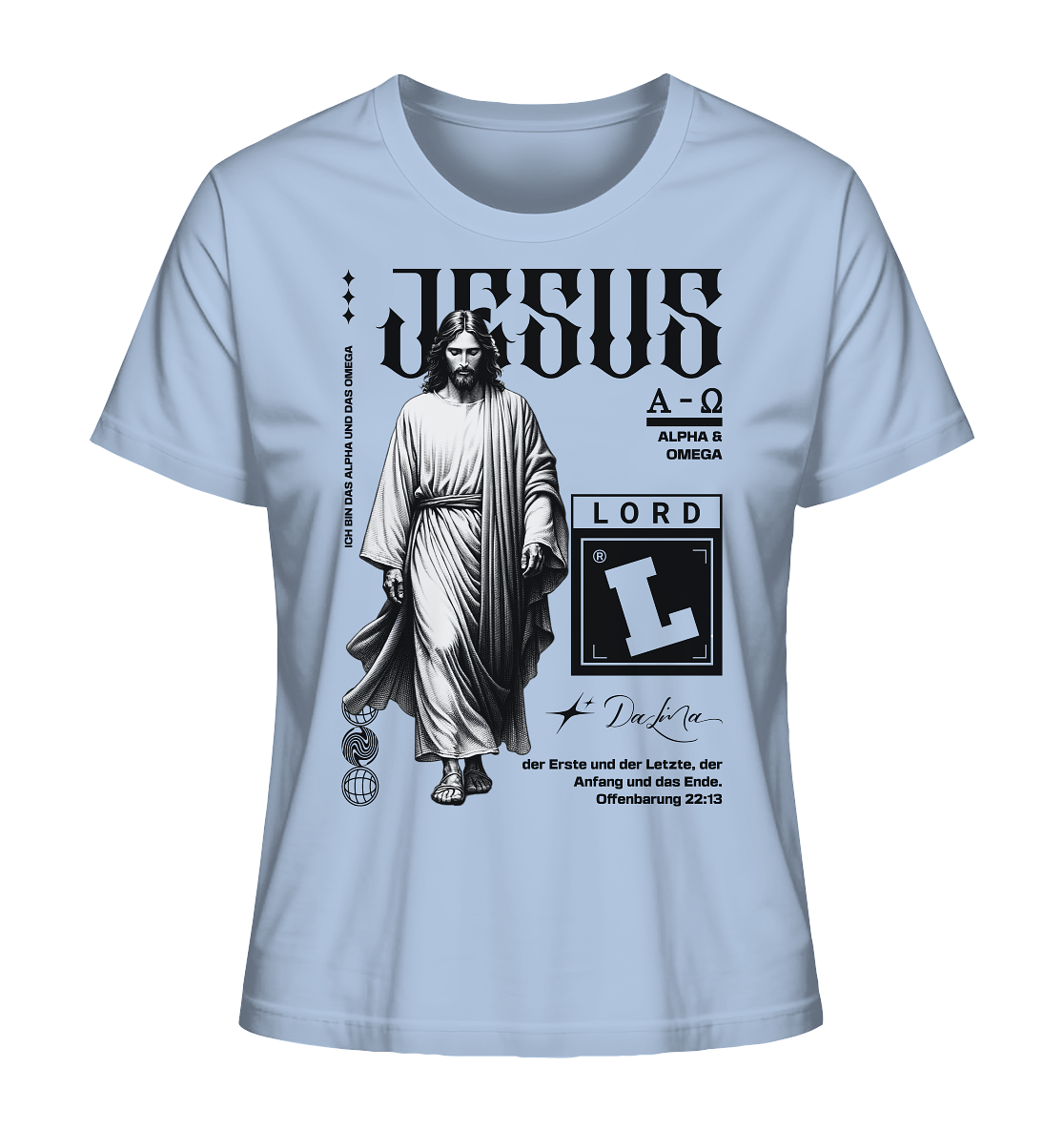 Jesus - Alpha und Omega - Damen Premium Shirt