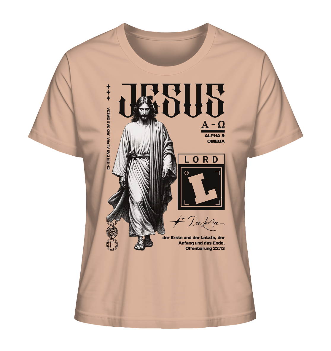 Jesus - Alpha und Omega - Damen Premium Shirt