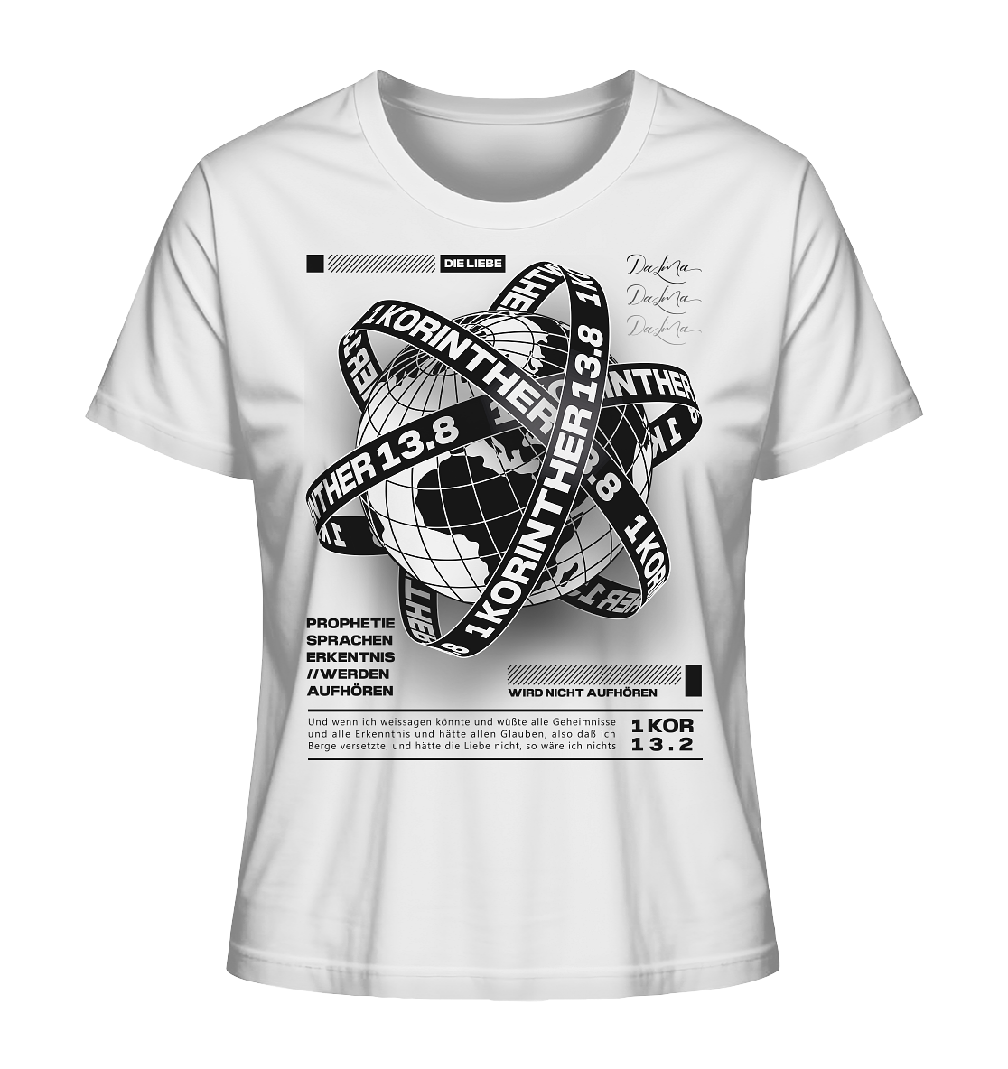 1 Korinther 13.8 - Damen Premium Shirt