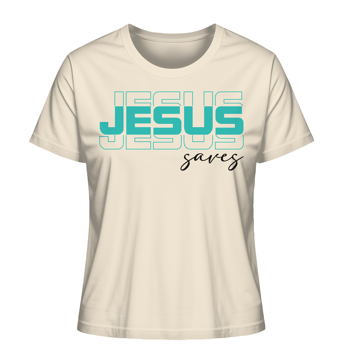 Jesus saves - Damen Shirt