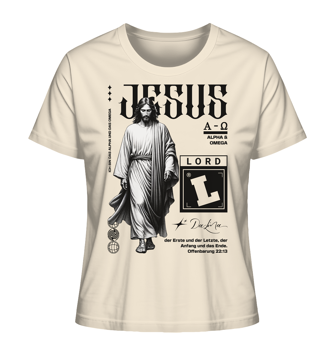 Jesus - Alpha und Omega - Damen Premium Shirt