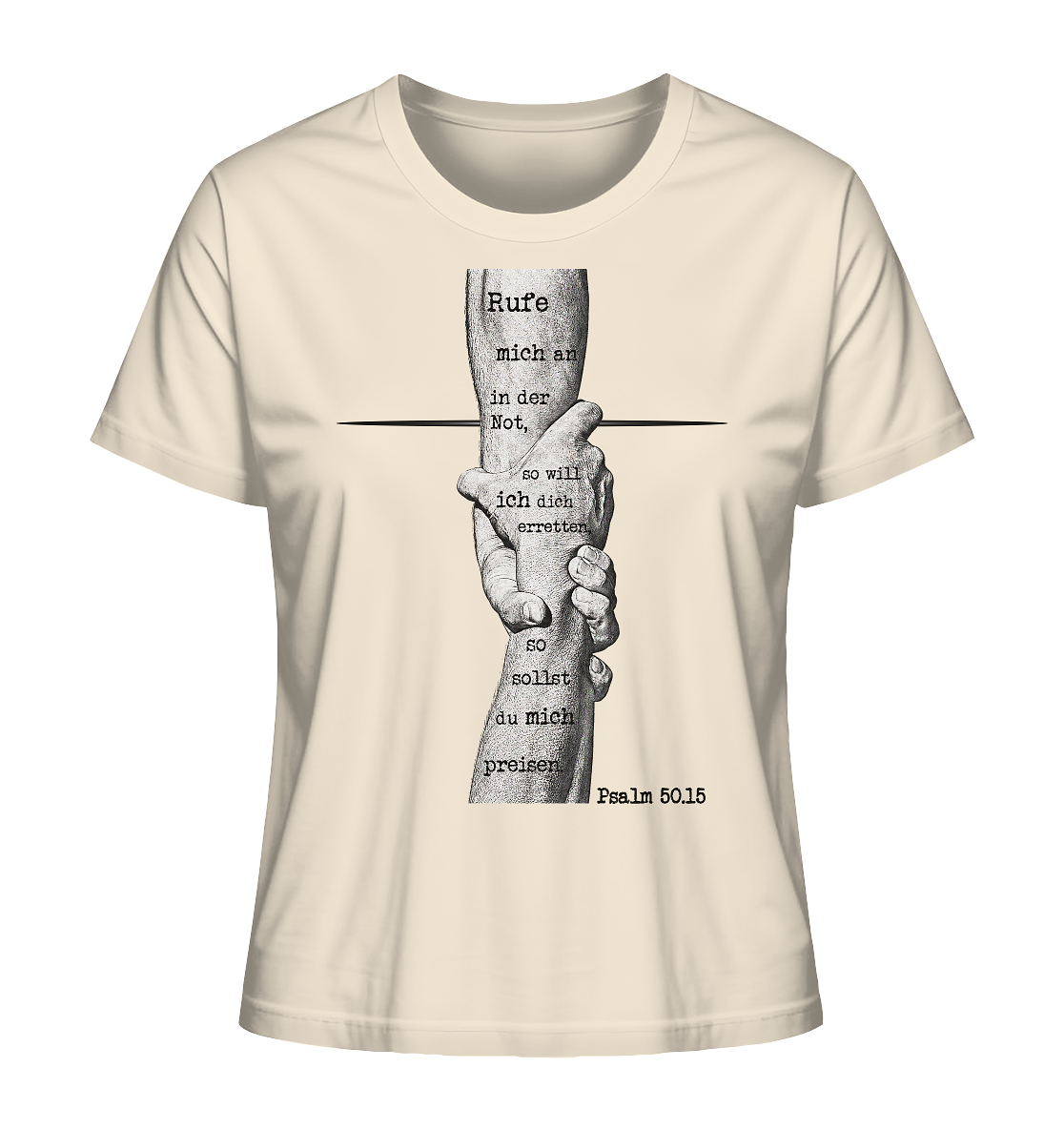 Psalm 50.15 - Rufe mich in der Not - Damen Premium Shirt