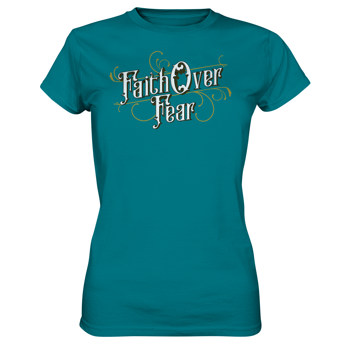 Faith over fear - Damen Shirt