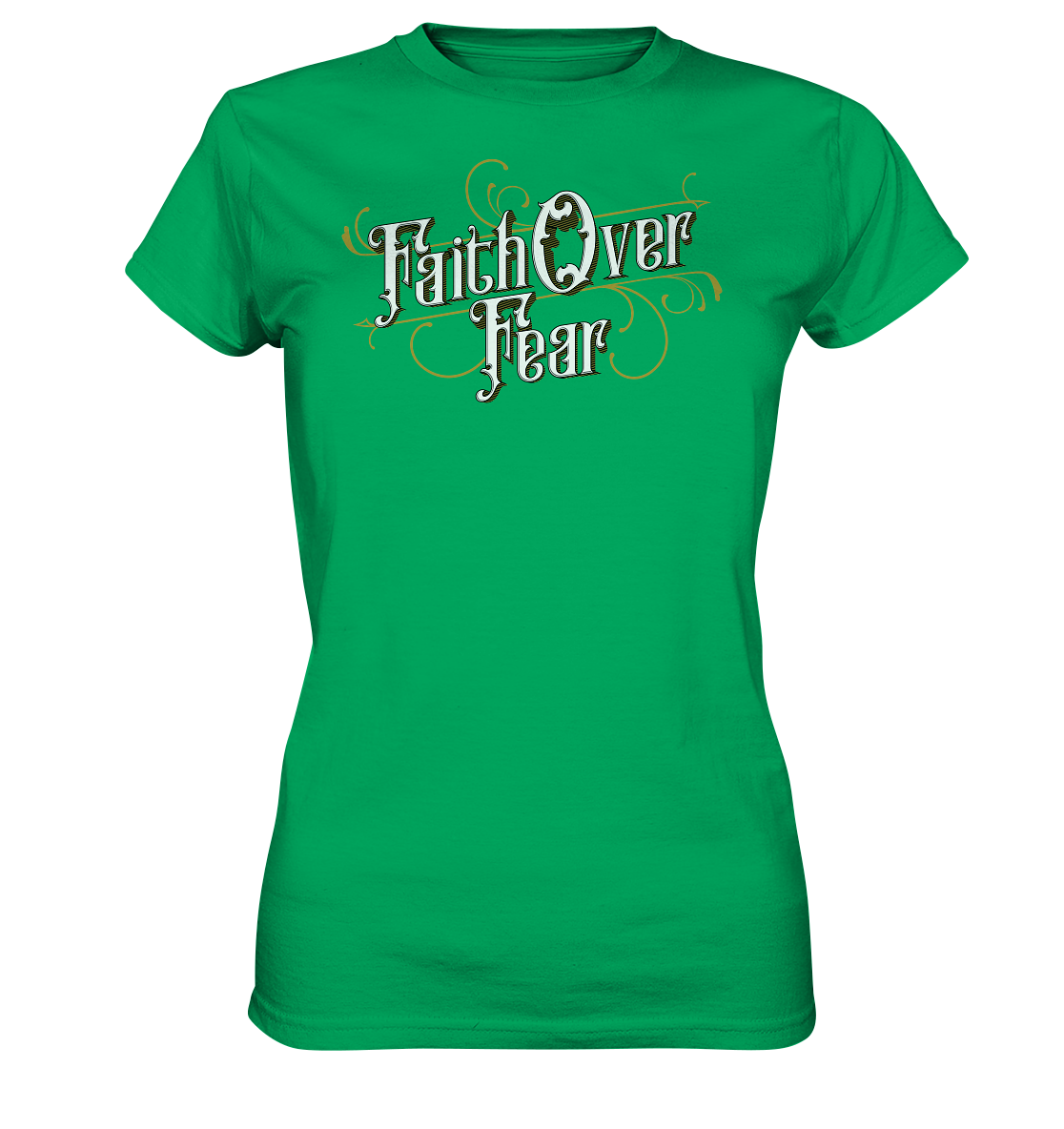 Faith over fear - Damen Shirt