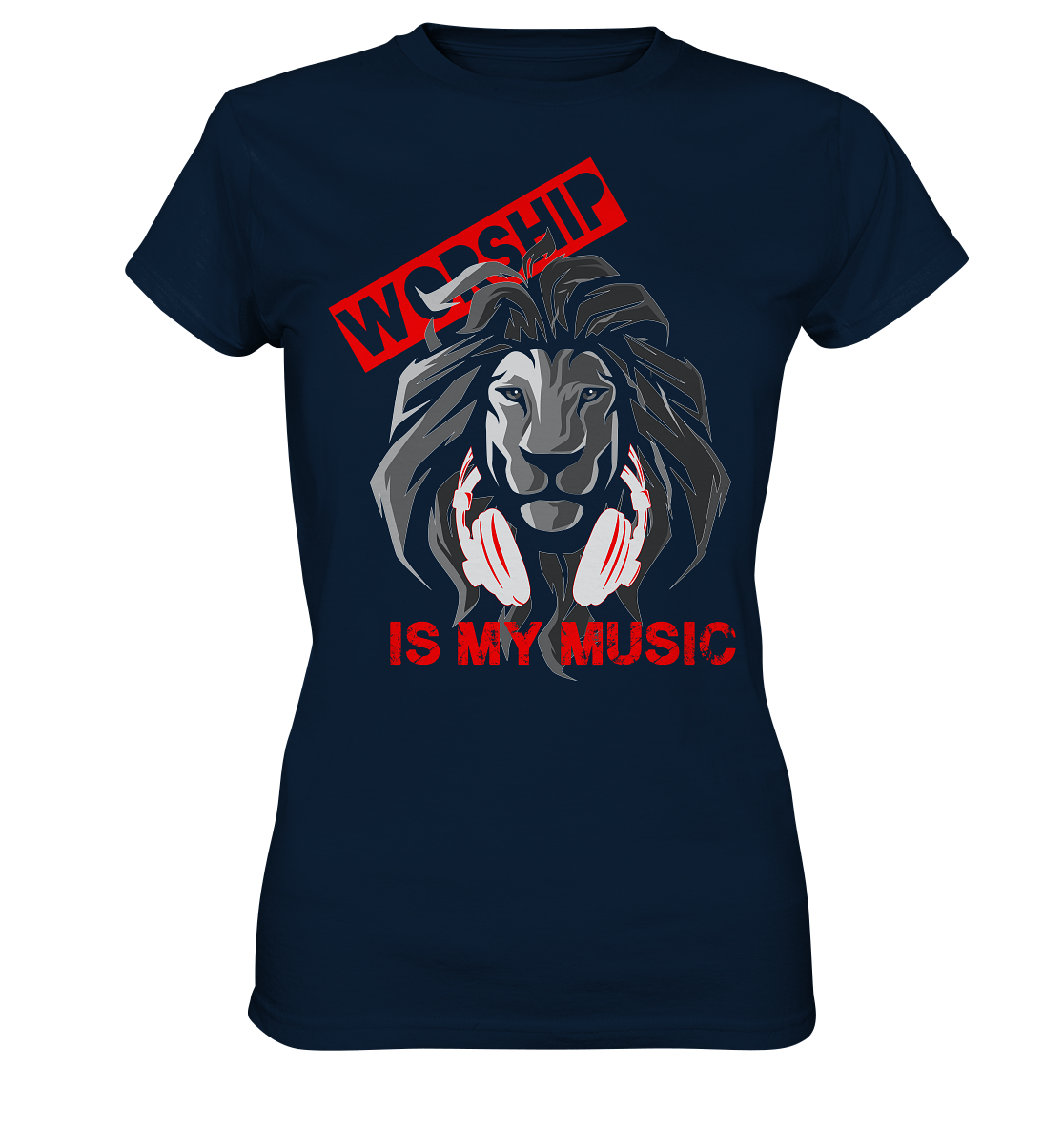 Worship is my music - Damen Shirt