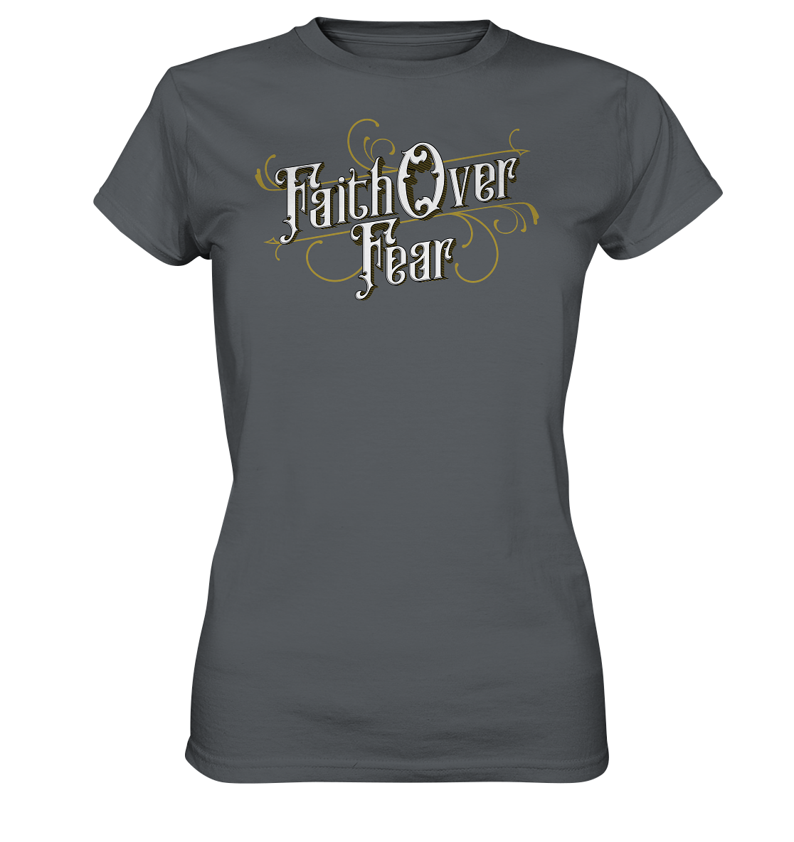 Faith over fear - Damen Shirt