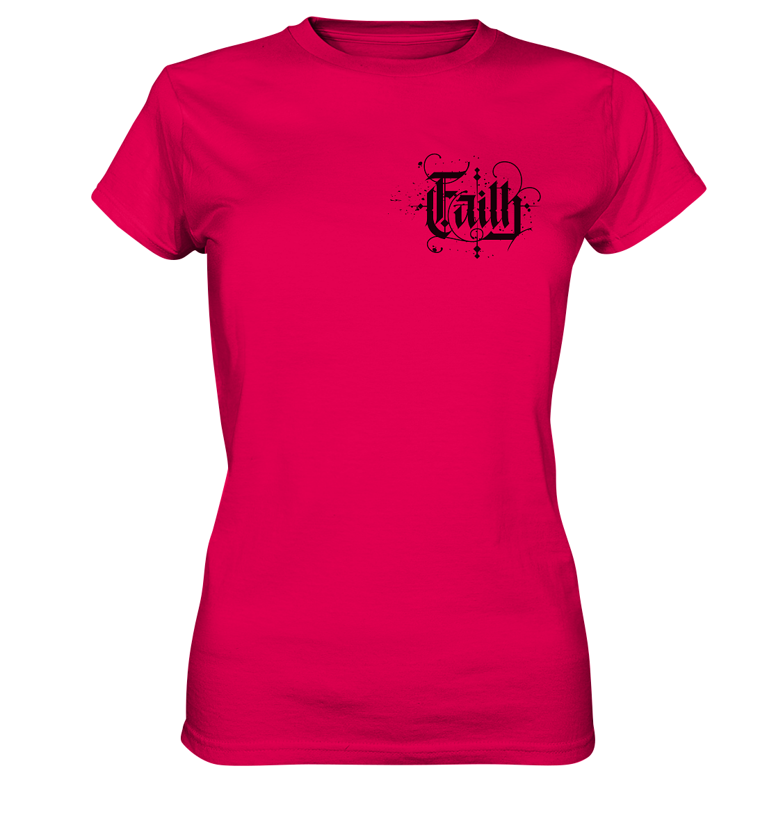 Faith (Kalligraphie) - Damen Shirt