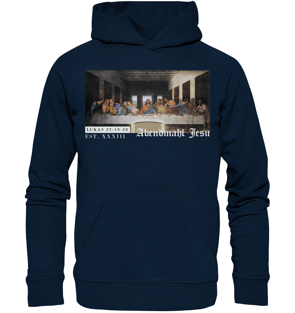 Abendmahl Jesu - Premium Hoodie