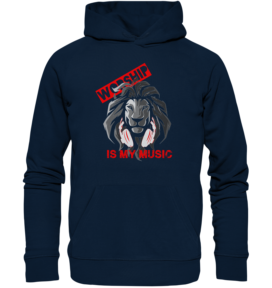 Worship is my music - Organic Basic Hoodie