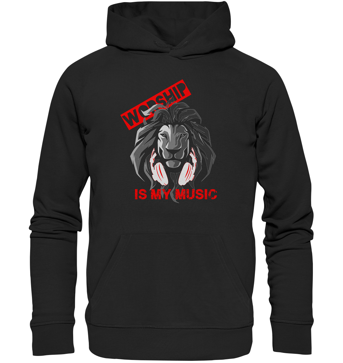 Worship is my music - Organic Basic Hoodie