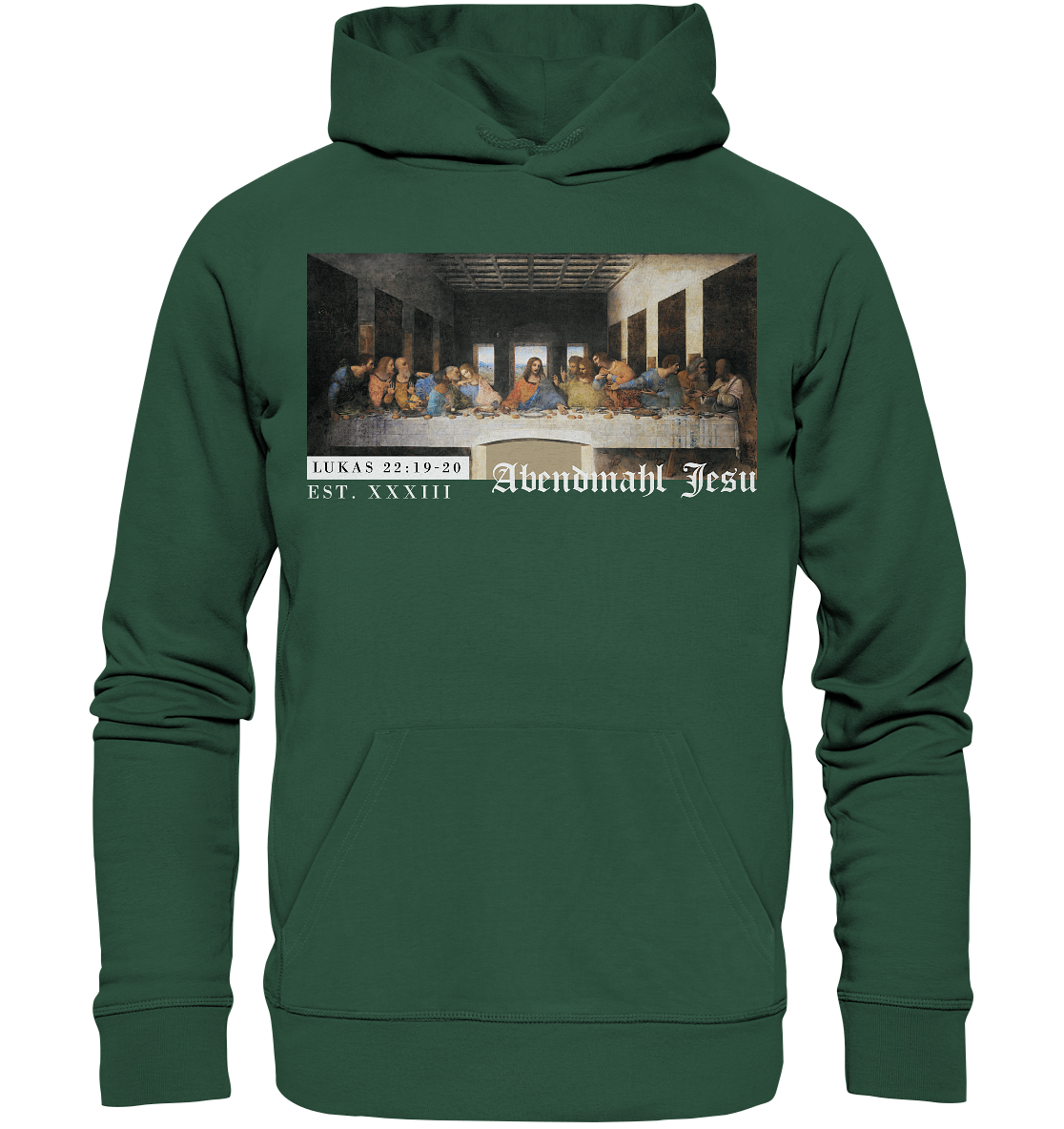 Abendmahl Jesu - Premium Hoodie