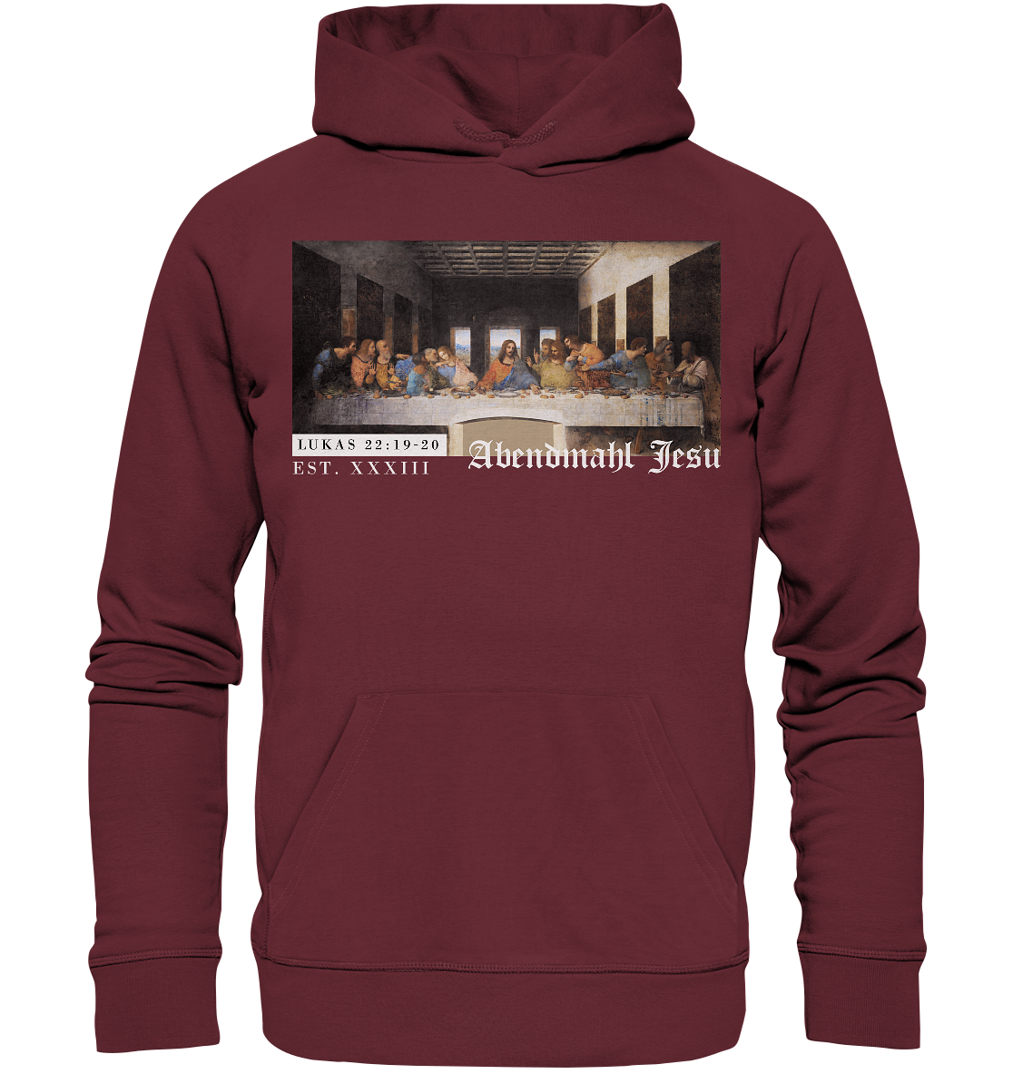 Abendmahl Jesu - Premium Hoodie