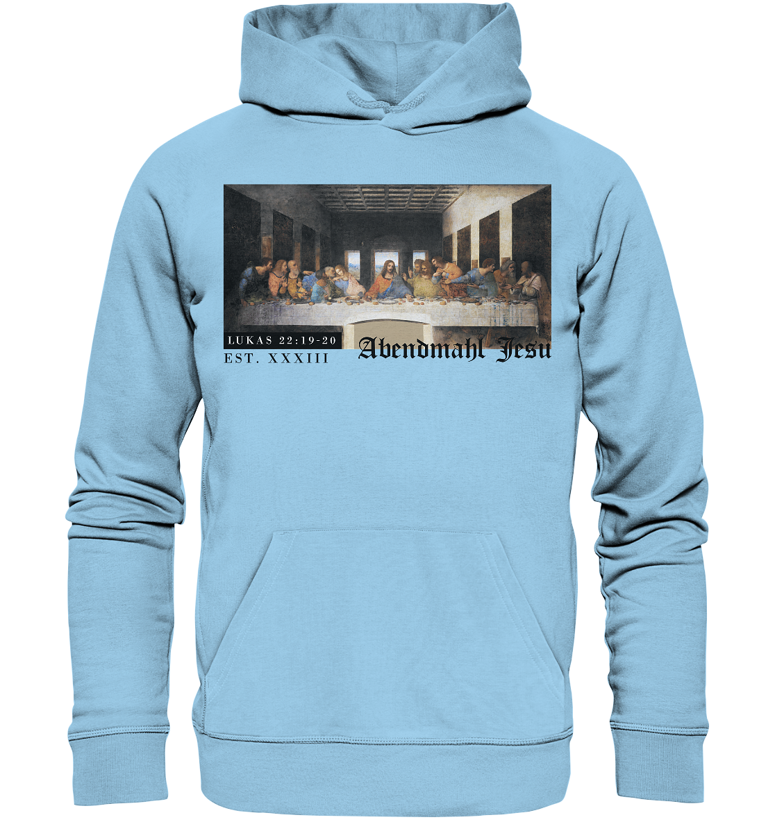 Abendmahl Jesu - Premium Hoodie