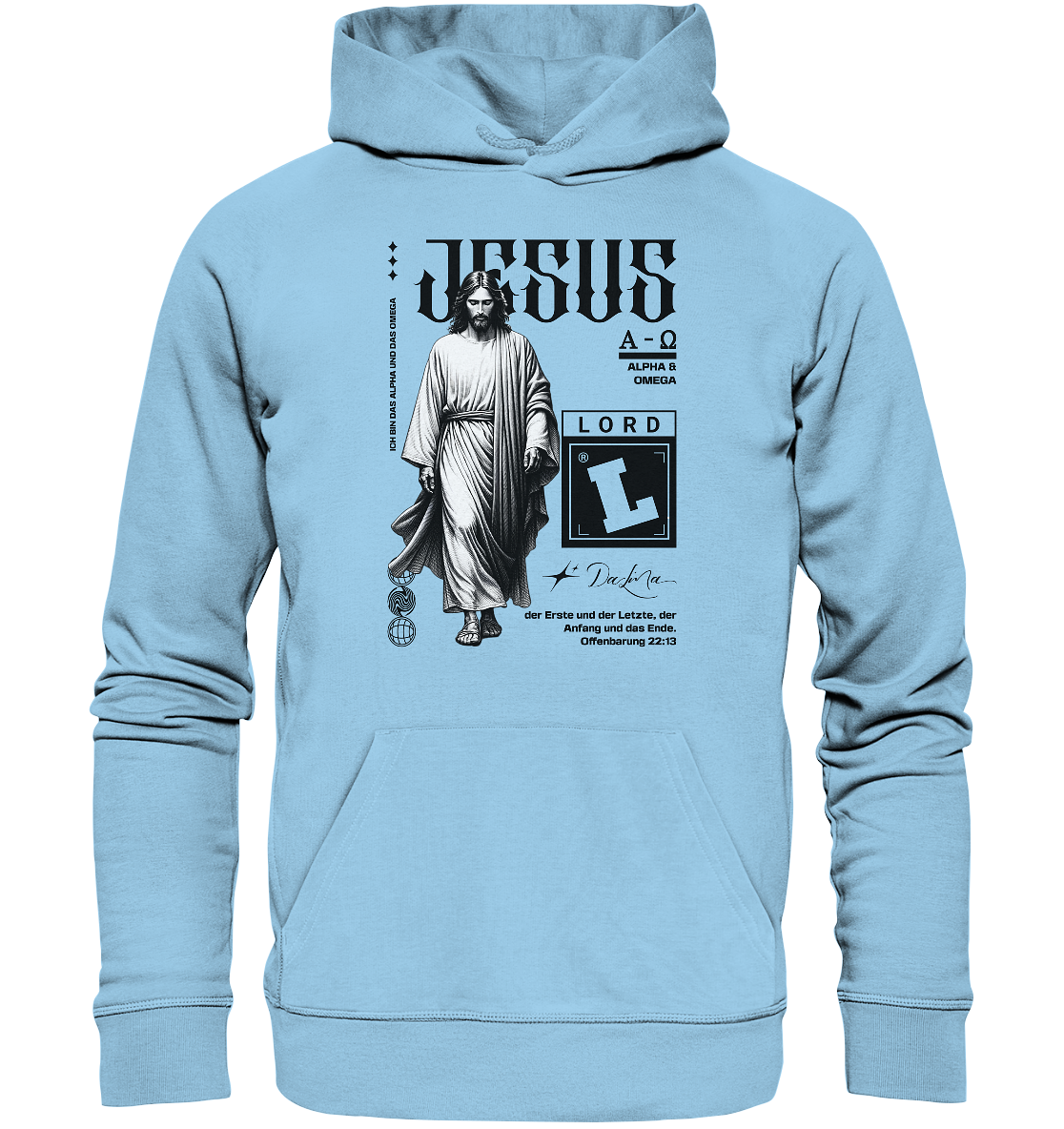 Jesus - Alpha und Omega - Premium Hoodie