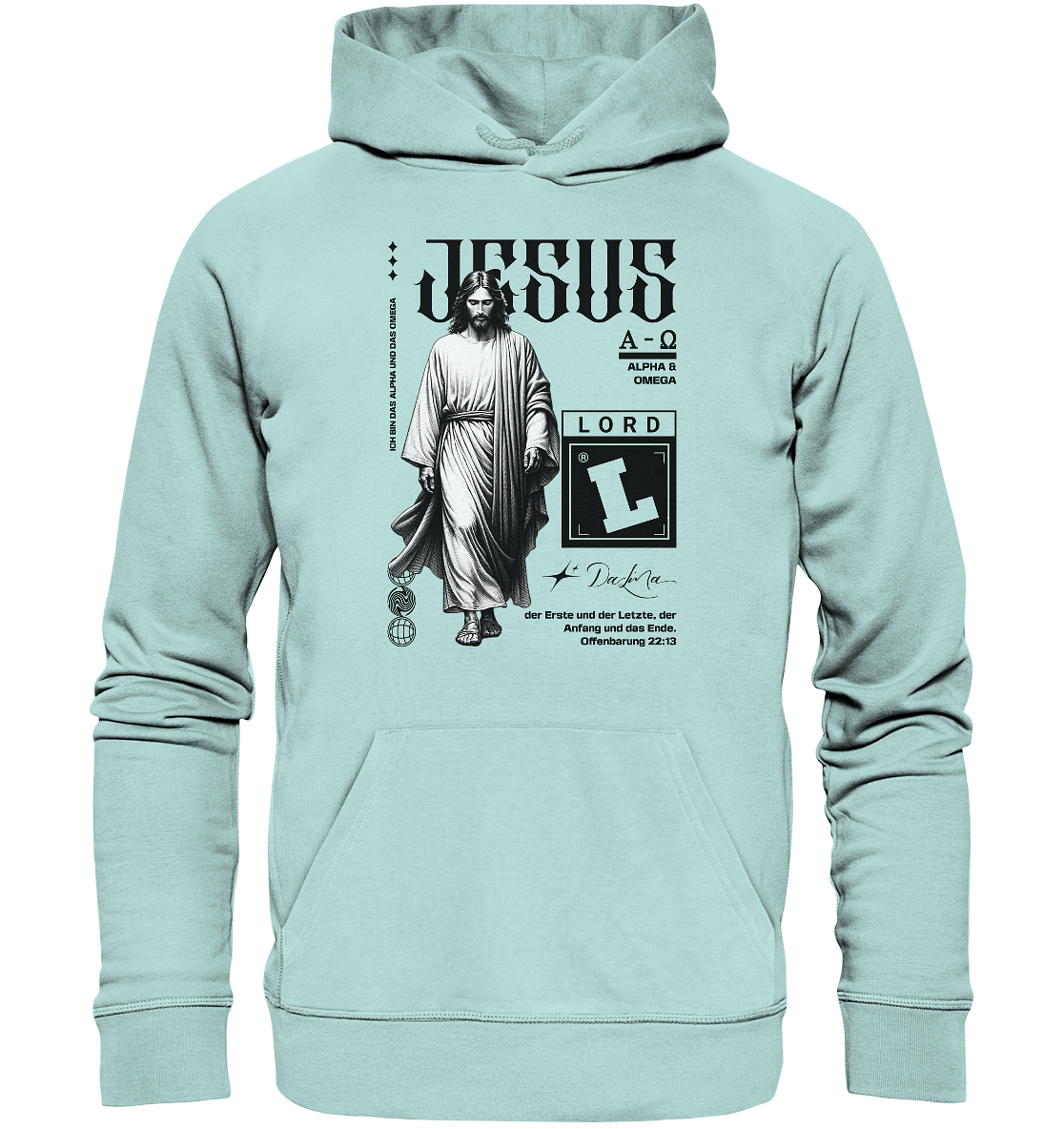 Jesus - Alpha und Omega - Premium Hoodie