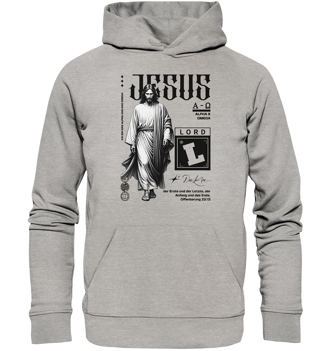 Jesus - Alpha und Omega - Premium Hoodie