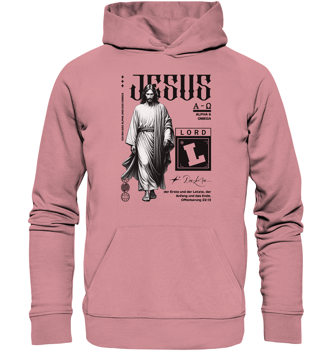 Jesus - Alpha und Omega - Premium Hoodie