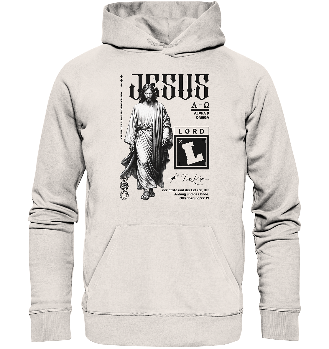 Jesus - Alpha und Omega - Premium Hoodie