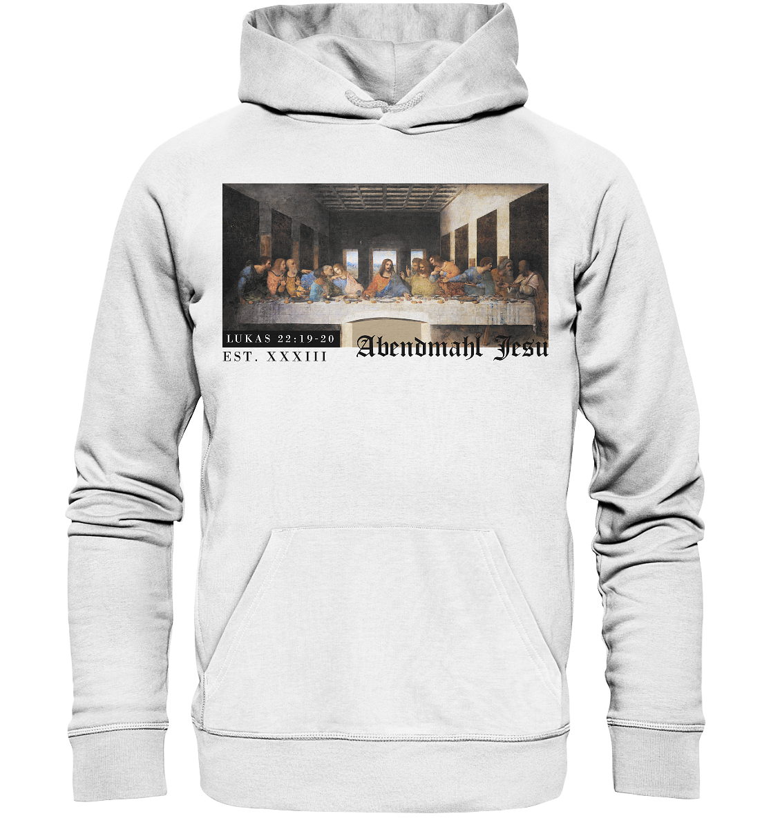 Abendmahl Jesu - Premium Hoodie