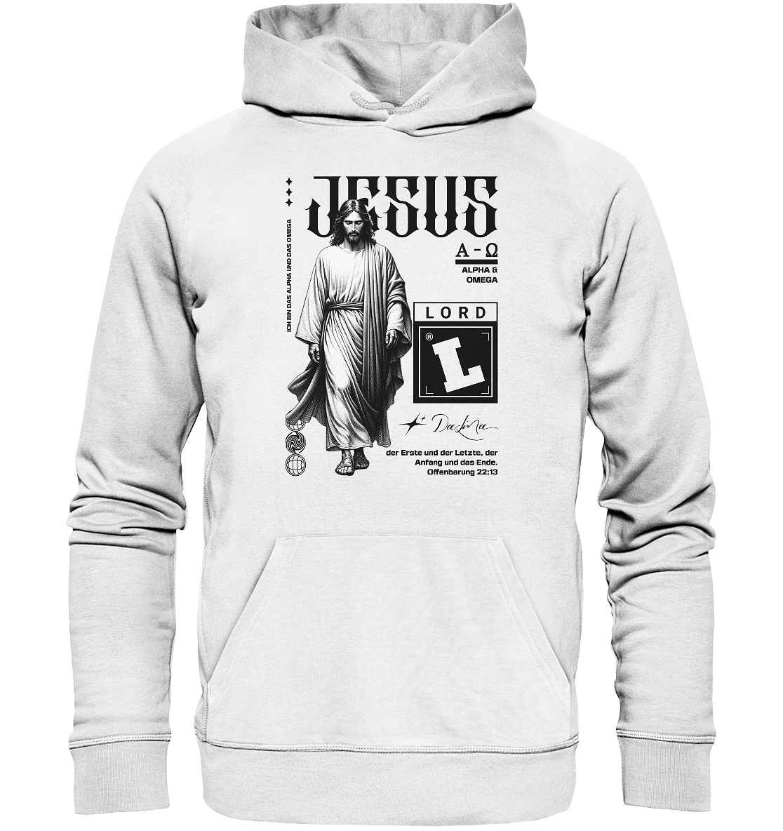 Jesus - Alpha und Omega - Premium Hoodie