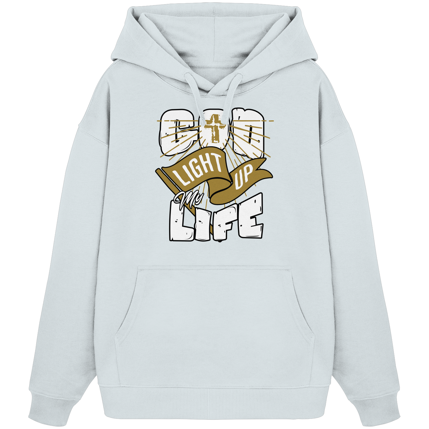 God light up my life - Premium Oversized Hoodie