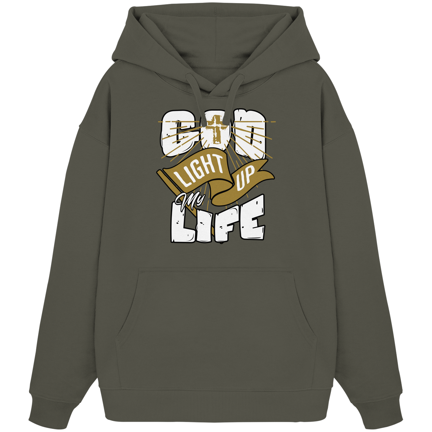 God light up my life - Premium Oversized Hoodie