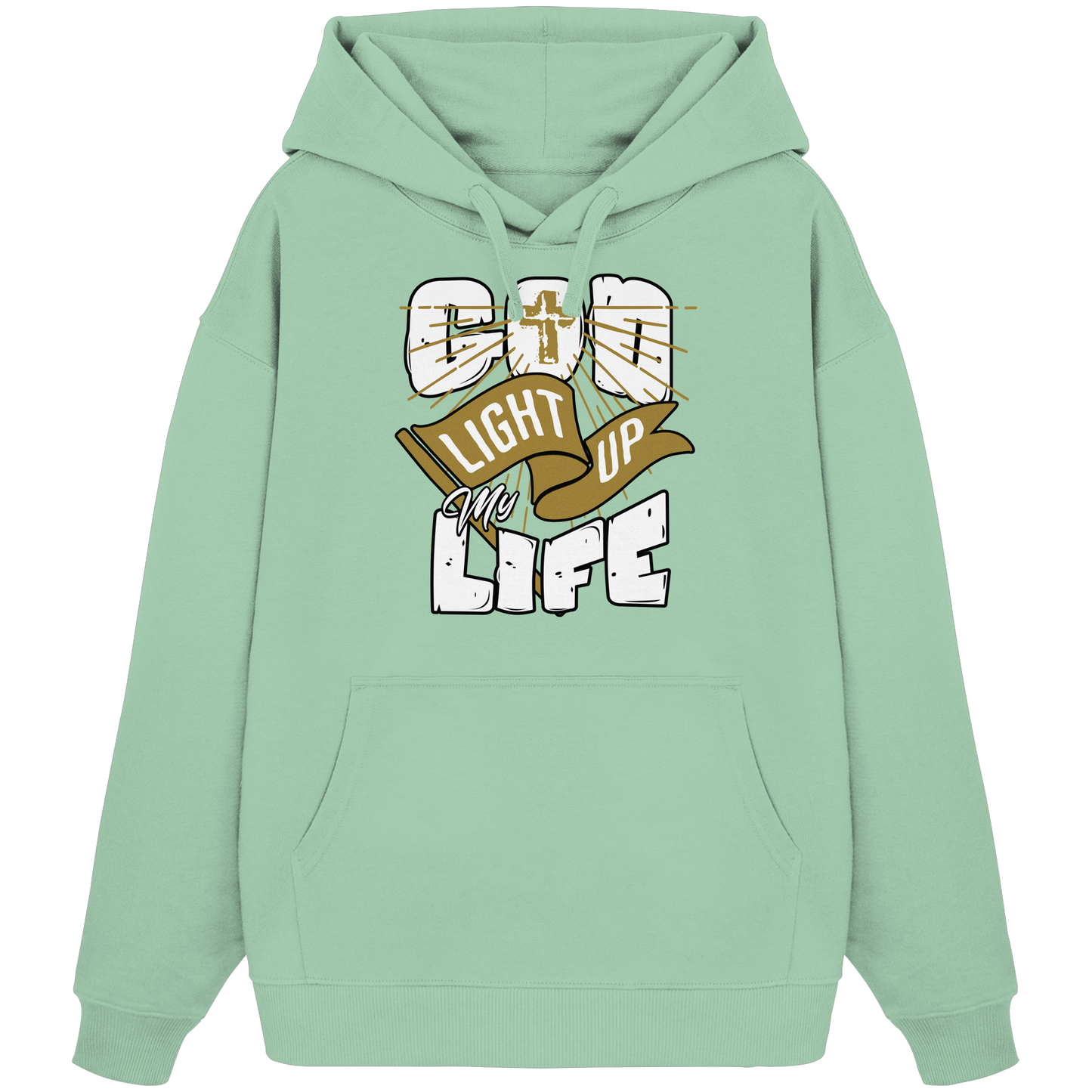 God light up my life - Premium Oversized Hoodie