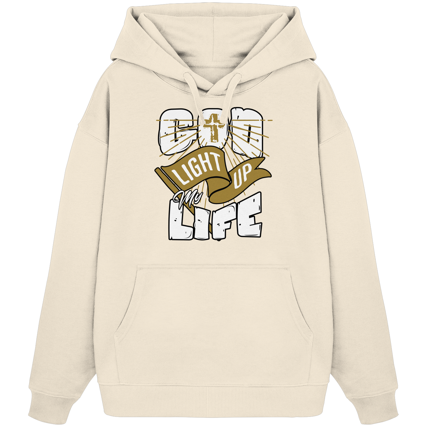 God light up my life - Premium Oversized Hoodie