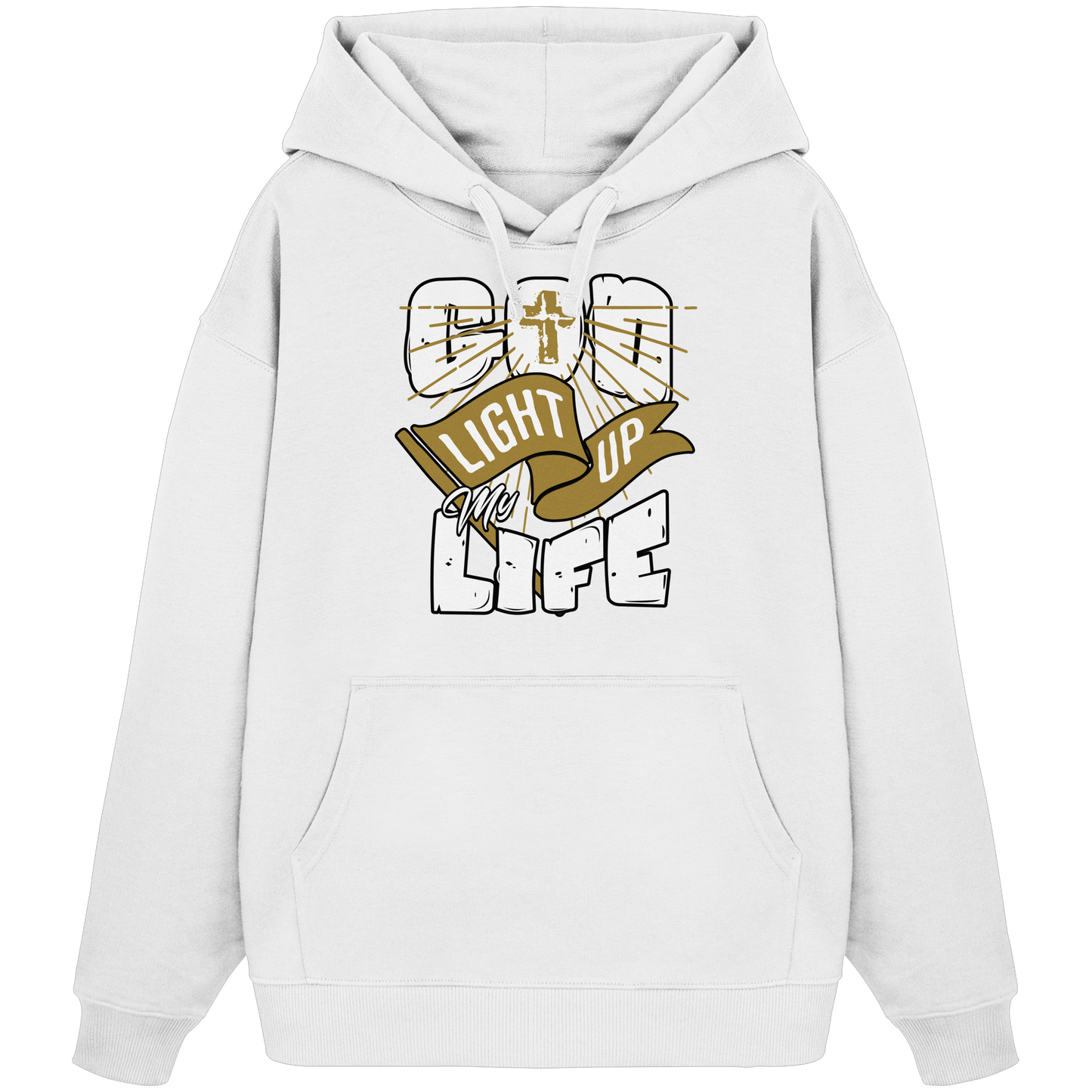 God light up my life - Premium Oversized Hoodie