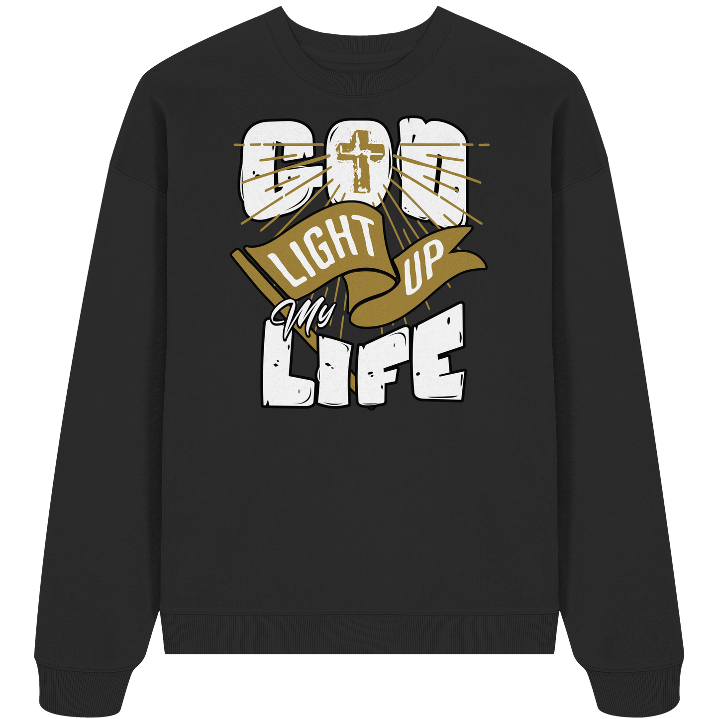 God light up my life - Premium Oversized Sweatshirt