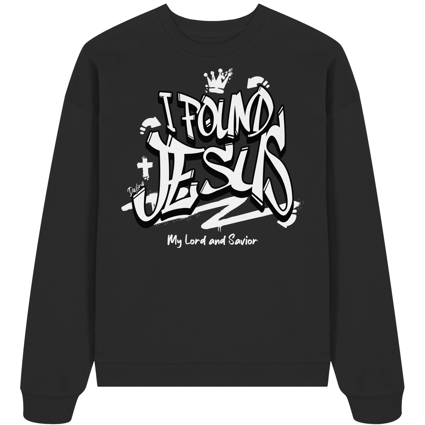 I found Jesus - Premium Oversized Sweatshirt