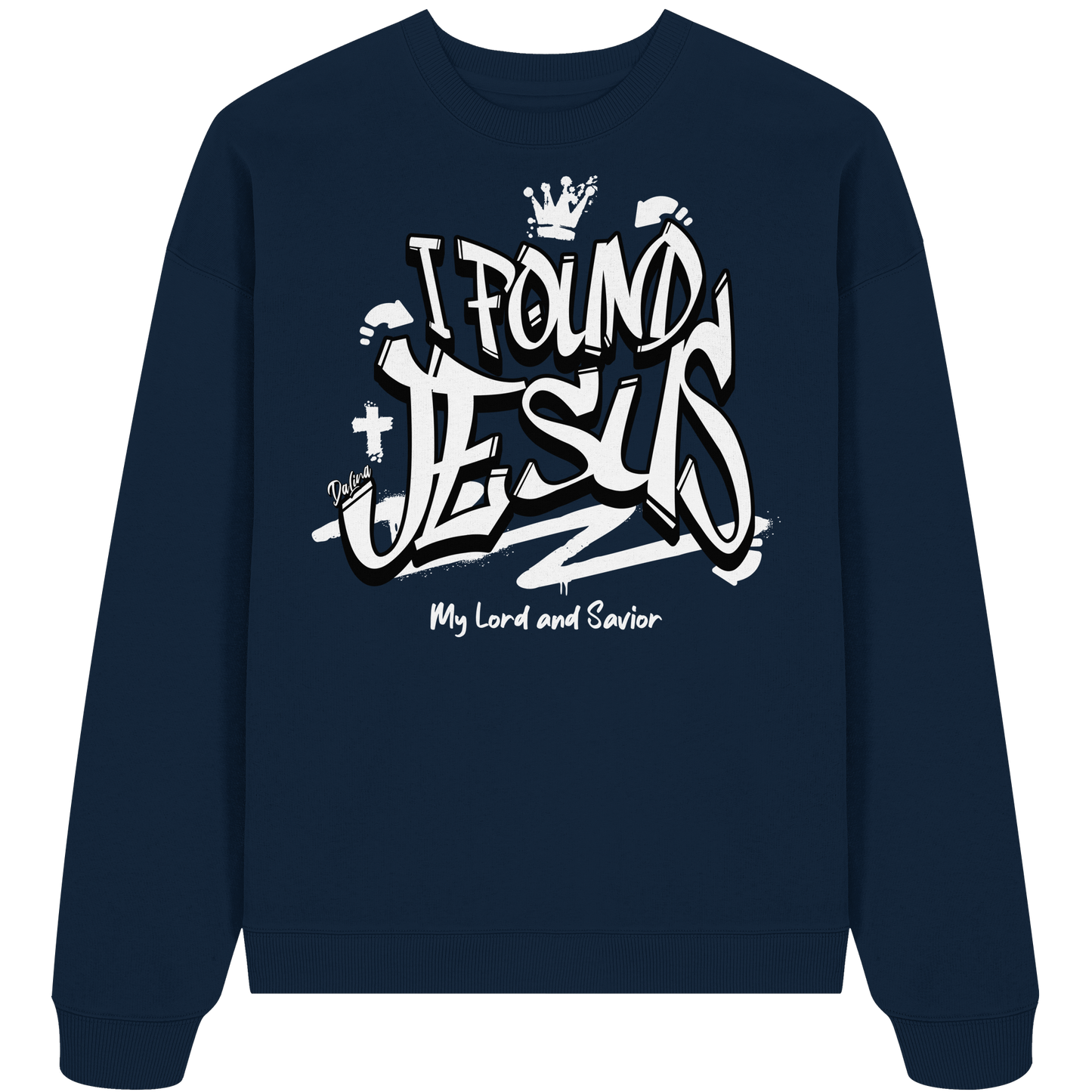 I found Jesus - Premium Oversized Sweatshirt