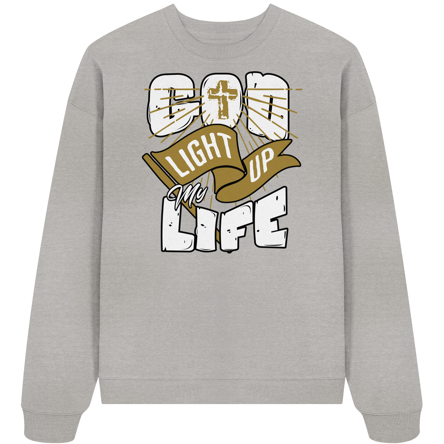God light up my life - Premium Oversized Sweatshirt