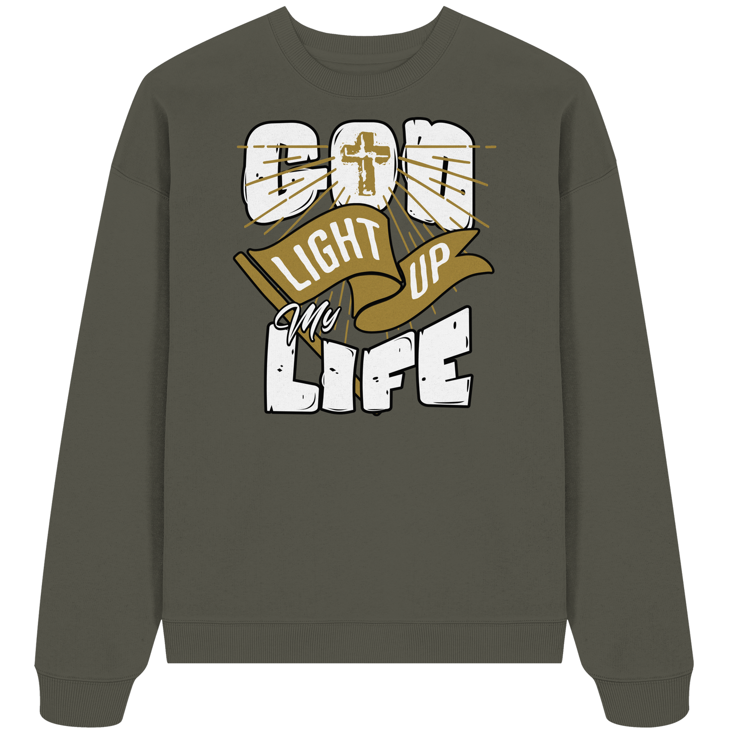 God light up my life - Premium Oversized Sweatshirt