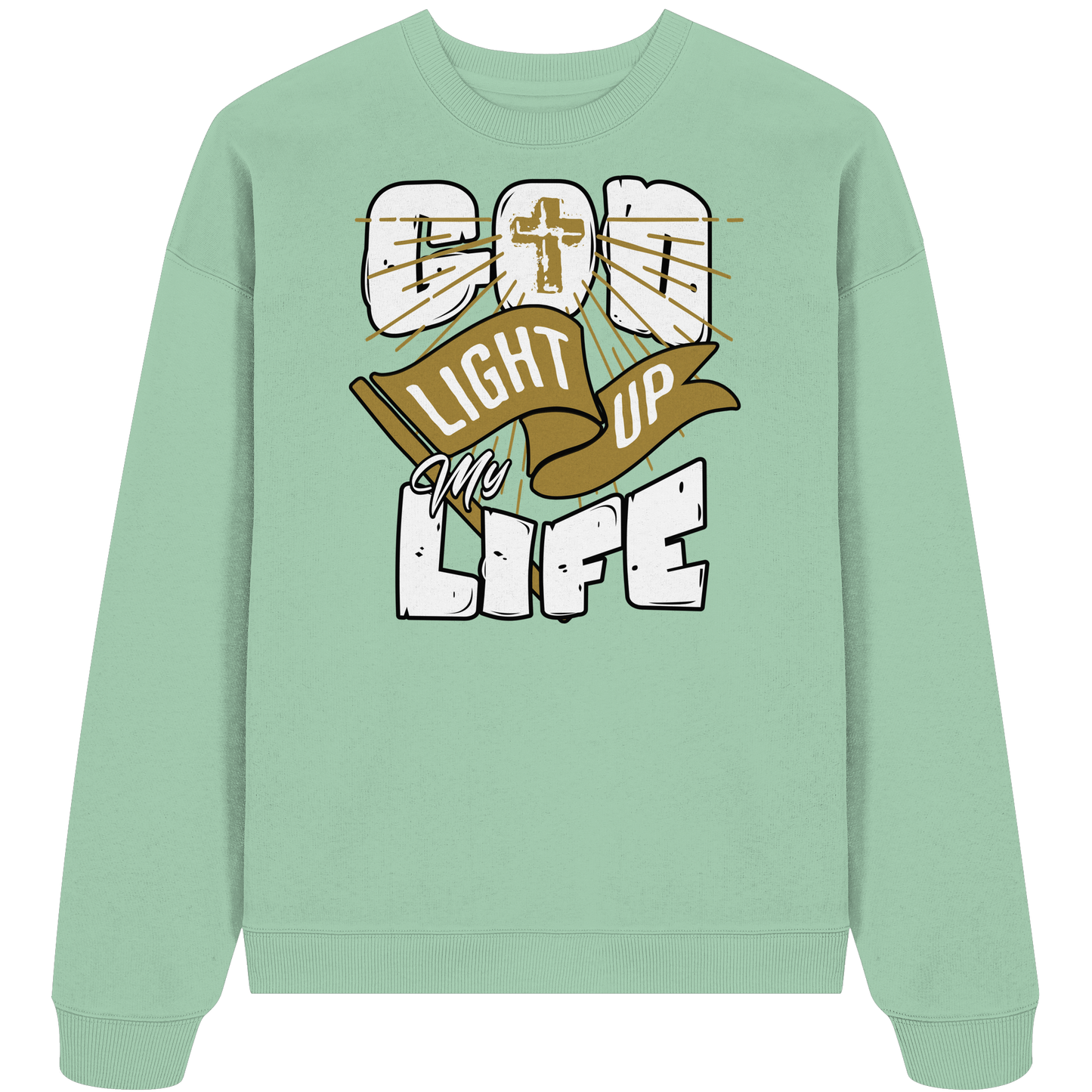 God light up my life - Premium Oversized Sweatshirt