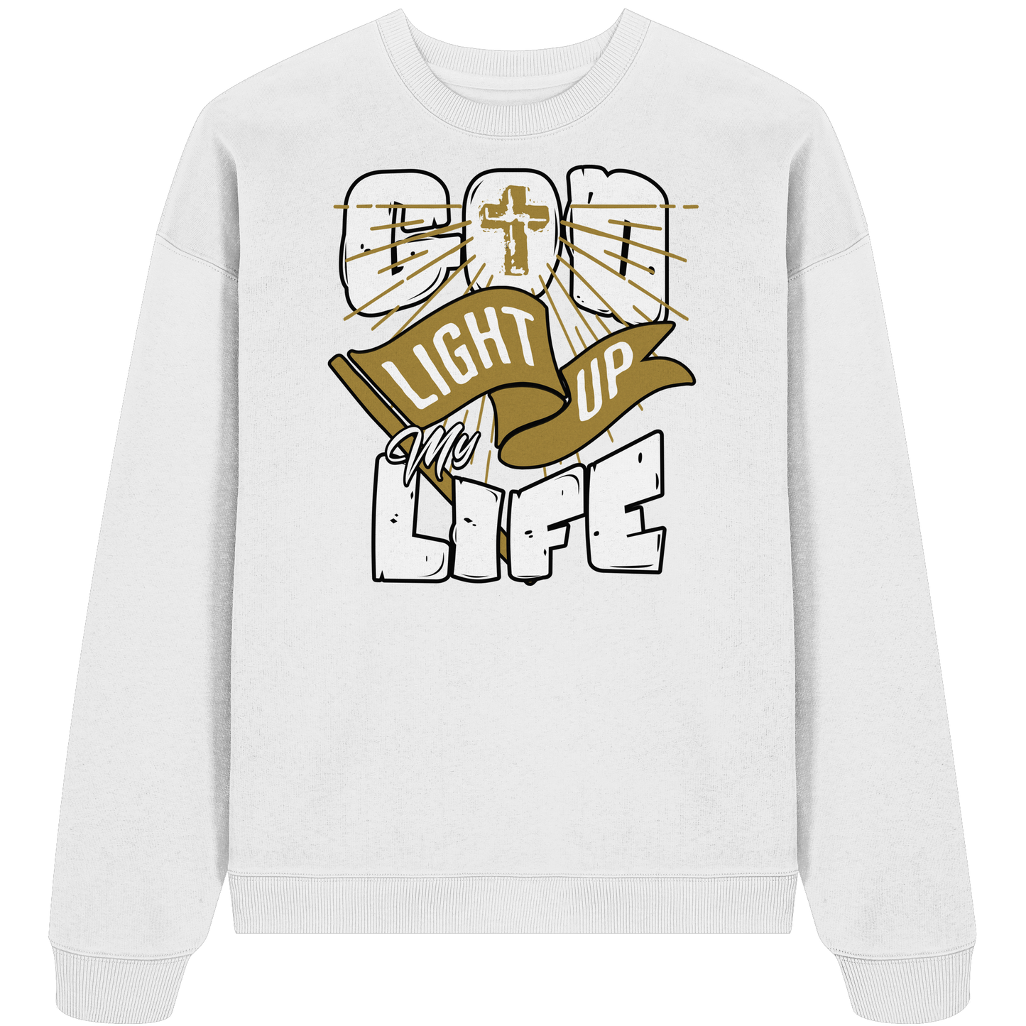 God light up my life - Premium Oversized Sweatshirt