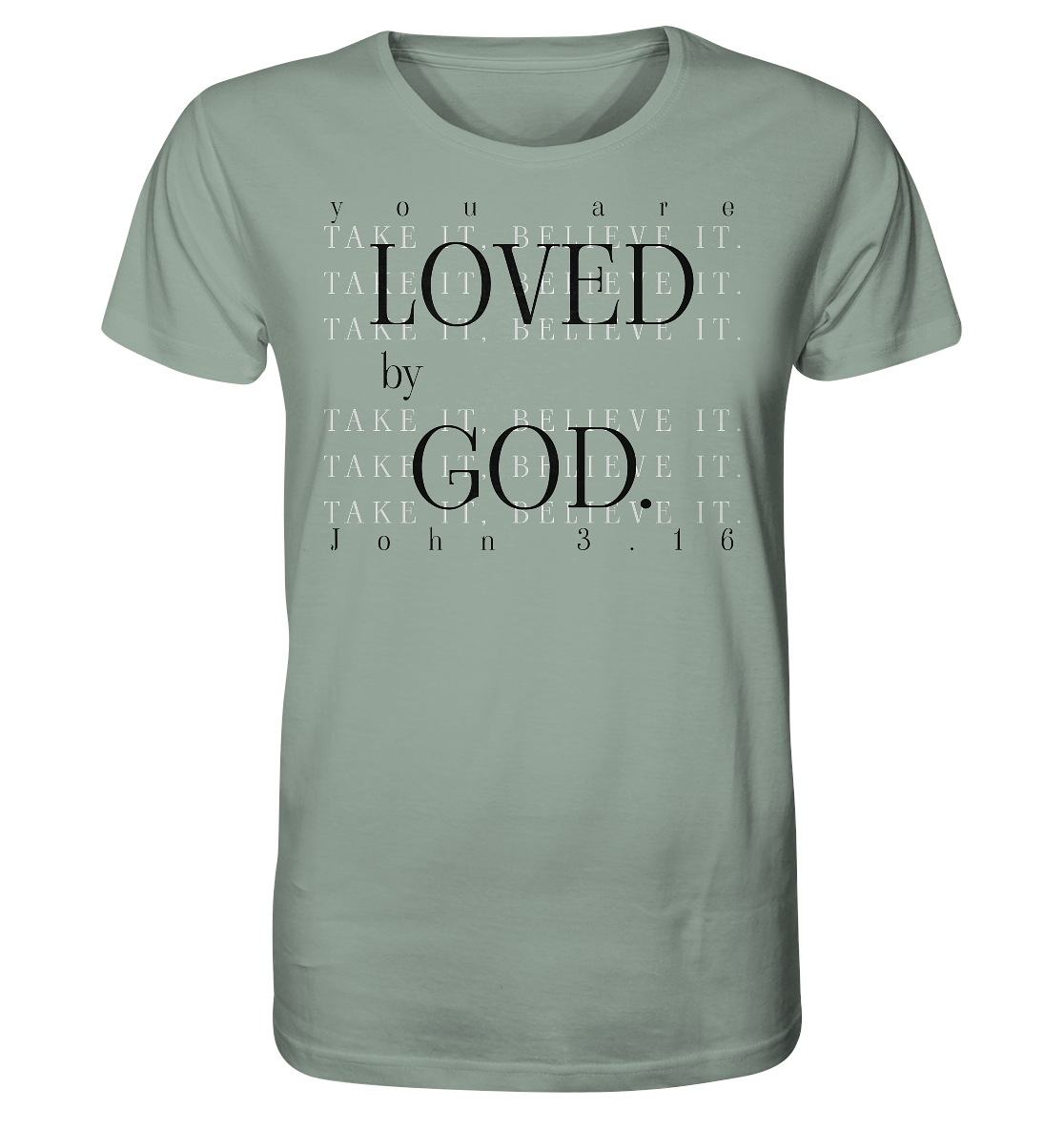 Loved by God - Herren Premium Shirt