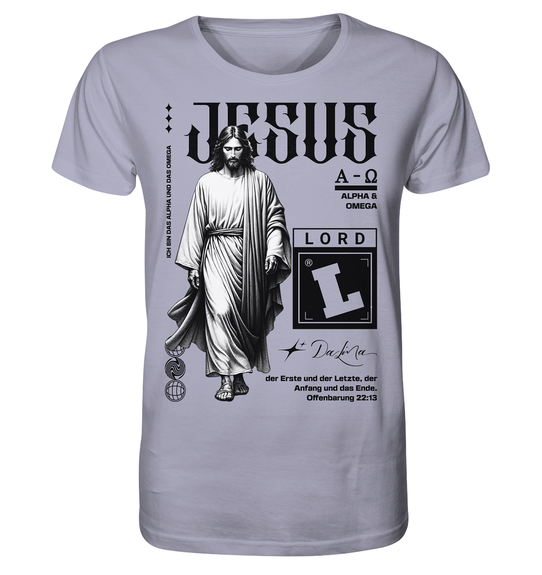 Jesus - Alpha und Omega - Herren Premium Shirt