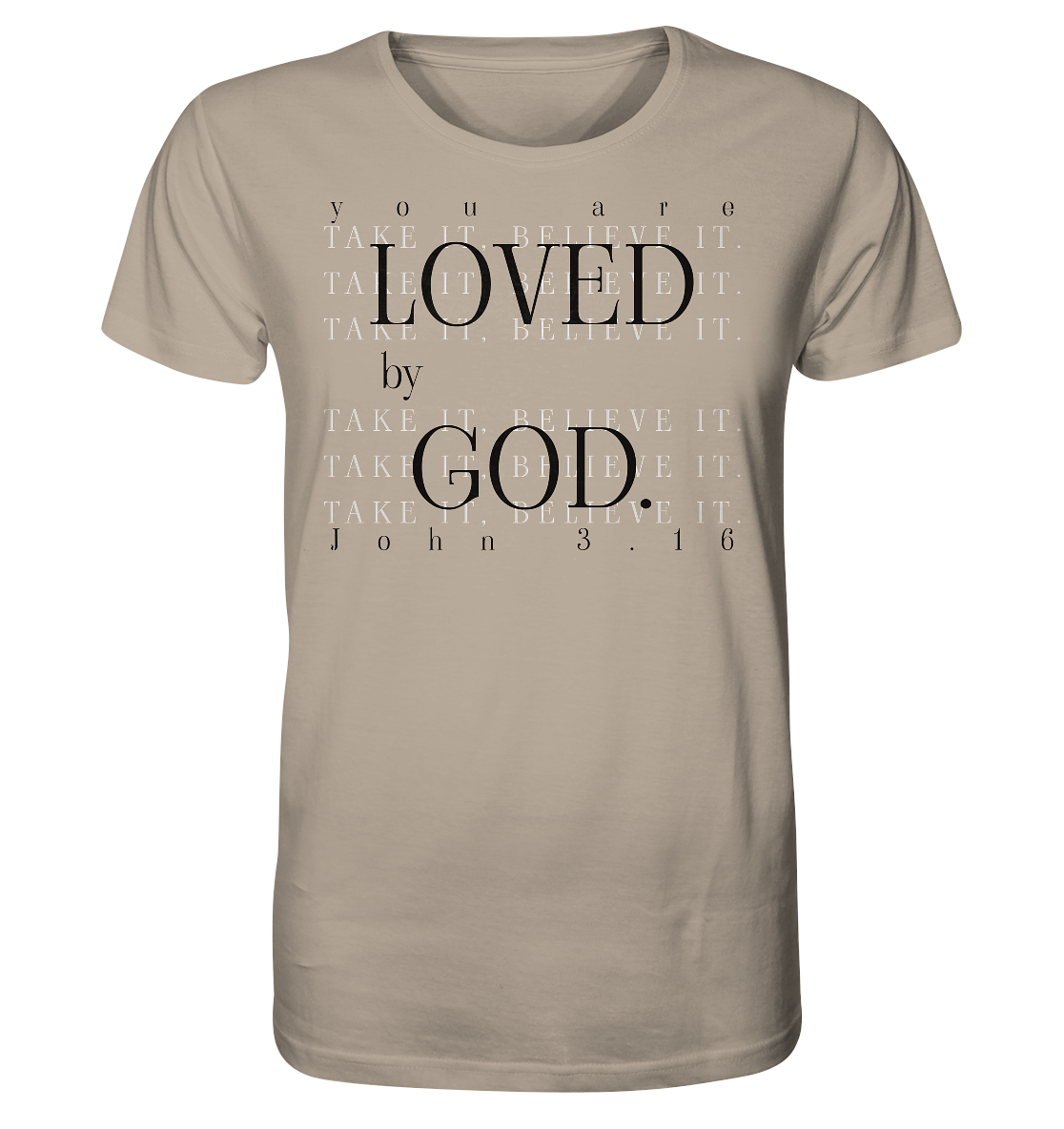 Loved by God - Herren Premium Shirt
