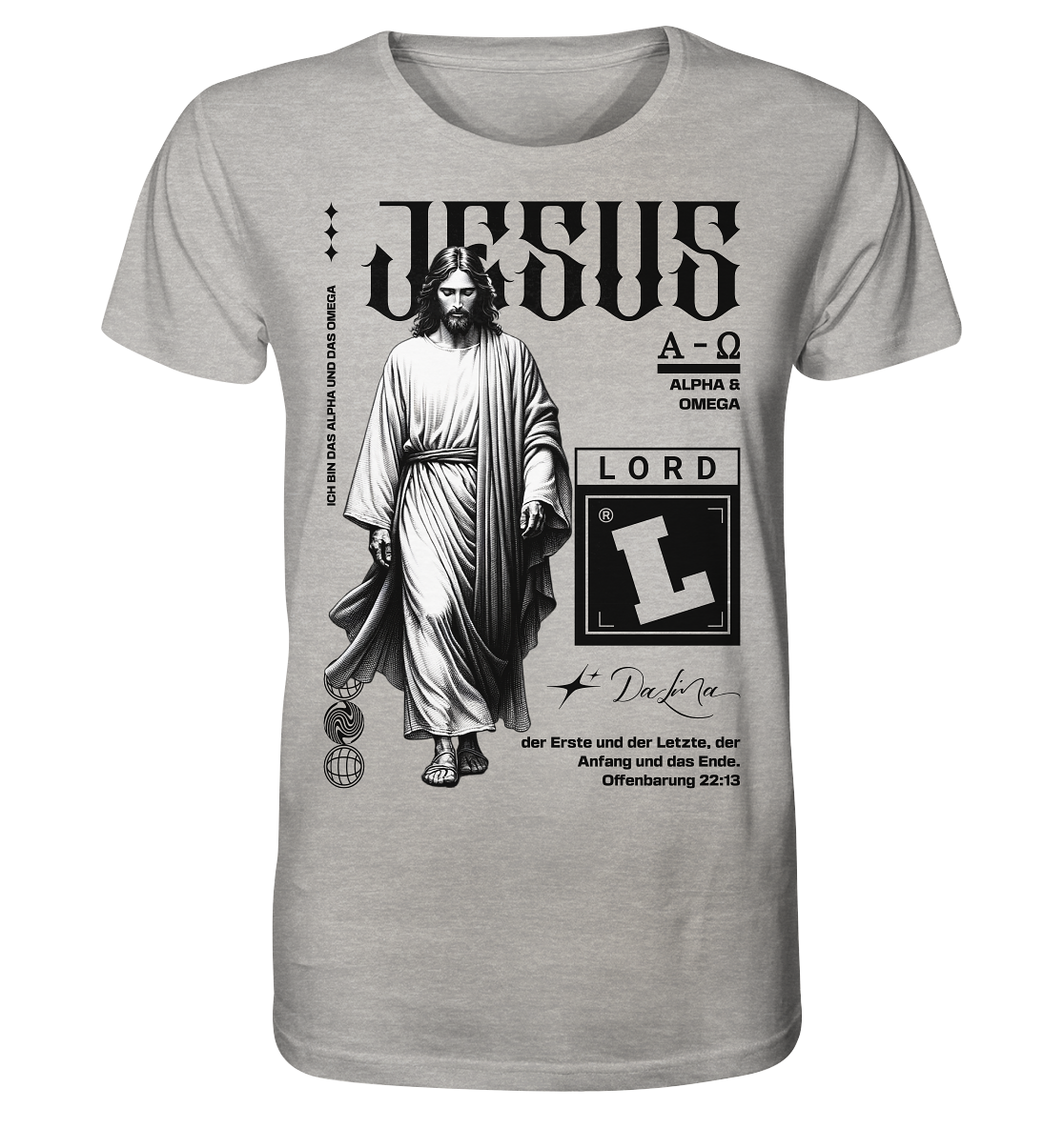 Jesus - Alpha und Omega - Herren Premium Shirt